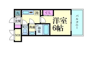 アドバンス西梅田ジェイスの物件間取画像